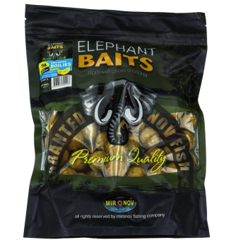 Бойлы тонущие Elephant Baits Банан 22 мм 750 гр