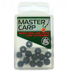 Стопорная бусина ТК 7 мм цв зеленый 15 шт/упак