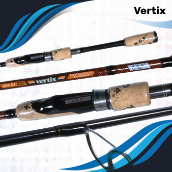 Спиннинг KDF Вертикс/Vertix 1,98 м тест 3-15 гр арт 1034-198