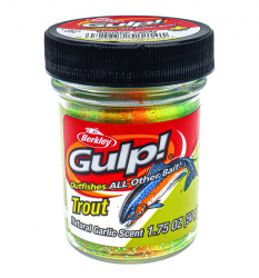 Форелевая паста Berkley Натурал Сцент Глиттер Траут Бейт / Natural Scent Glitter Trout Bait Чеснок Радужная конфета / Garlic Rainbow Candy цвет радужный SAP-1203182