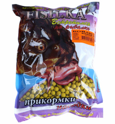 Бойлы мини тонущие Fishka Банан 8-10 мм 800 гр