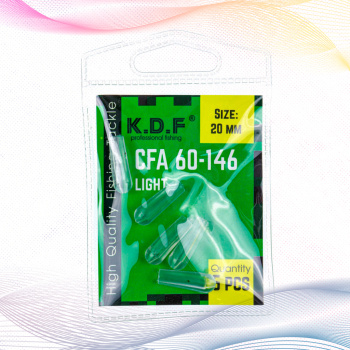 Цилиндр KDF 60-146 20 мм цв прозрачный 5 шт/упак