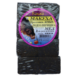 Макуха подсолнечника прессованная Fishka Мед 300 гр