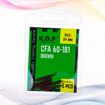 Конус силиконовый KDF 60-181 24 мм цв коричневый 5 шт/упак