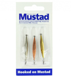 Набор зимних блесен Mustad Хищник PR-55 2,8 гр 3 шт/упак